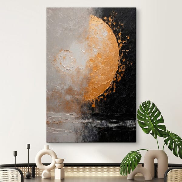 Quadri Quadri Dipinto raffigurante la luna e l'acqua (COD: s42766)