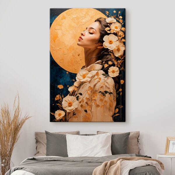 Quadri Donna con dei fiori tra i capelli (COD: s42774) Quadri Quadri Donna con dei fiori tra i capelli (COD: s42774)