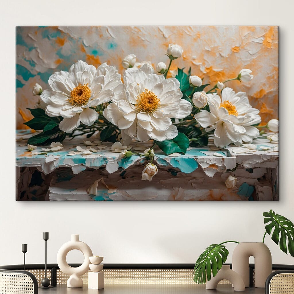 Group of white flowers