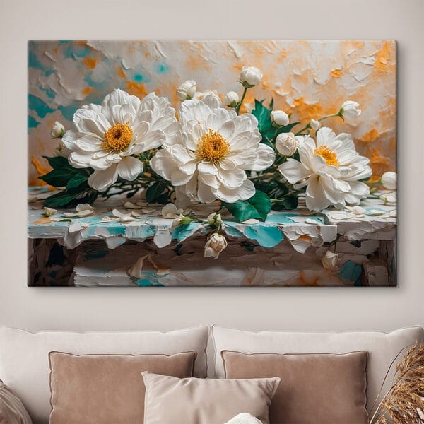 Group of white flowers