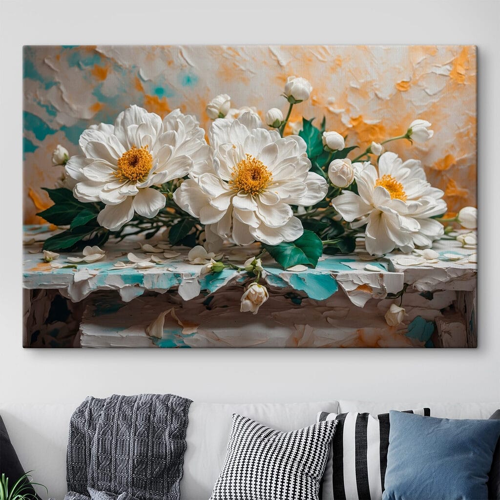 Group of white flowers