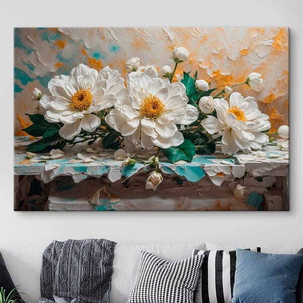 Group of white flowers