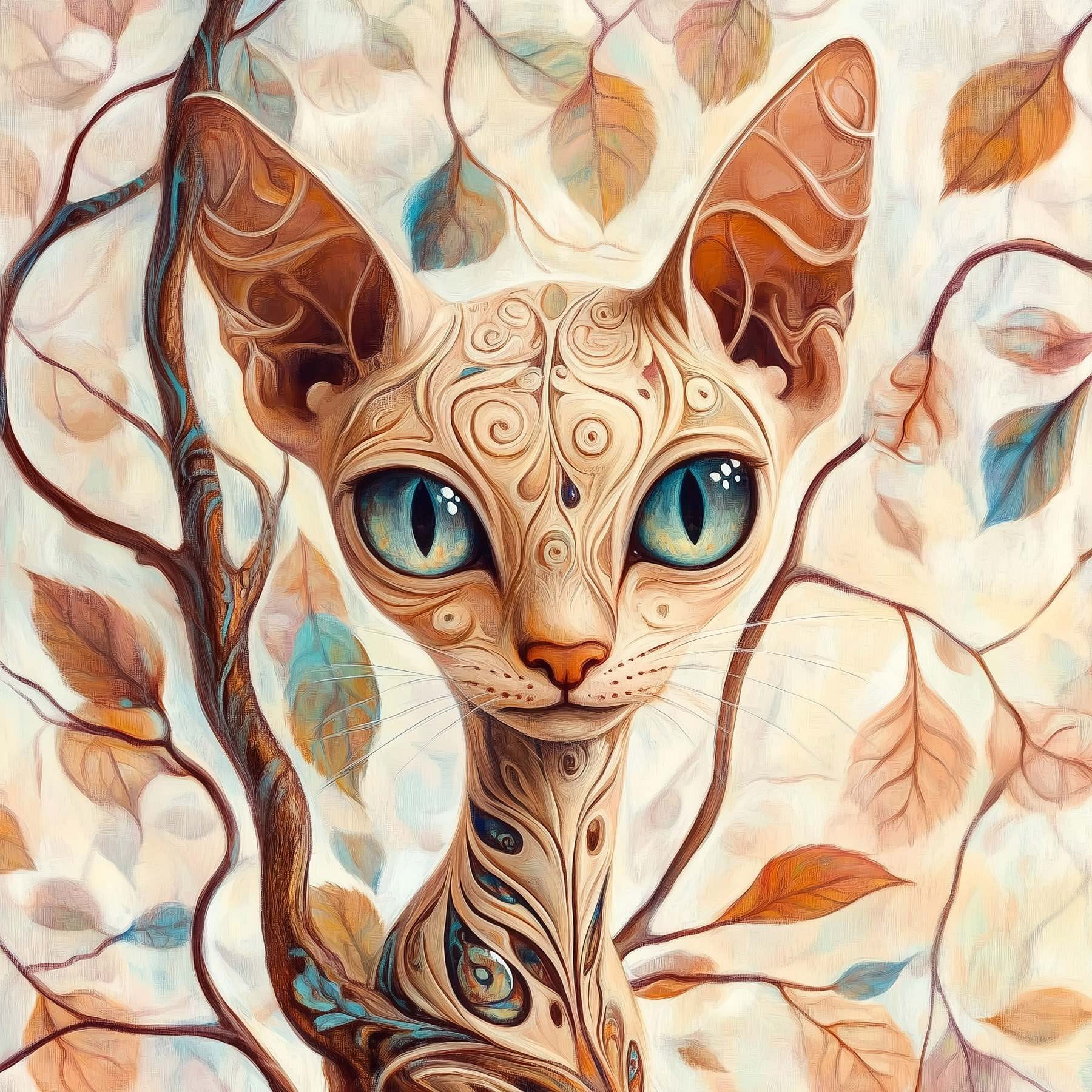 Cat with a tattoo on it Cat with a tattoo on it