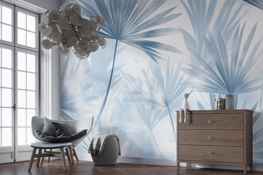 Palme delicate dalle tonalità tenui
