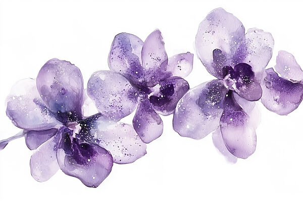 Gruppo di fiori viola Gruppo di fiori viola