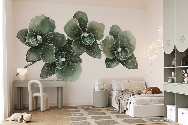 Tre eleganti orchidee in armonia Tre eleganti orchidee in armonia