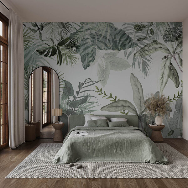 Nature's tranquil green tapestry unfolds