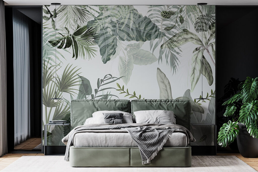 Nature's tranquil green tapestry unfolds