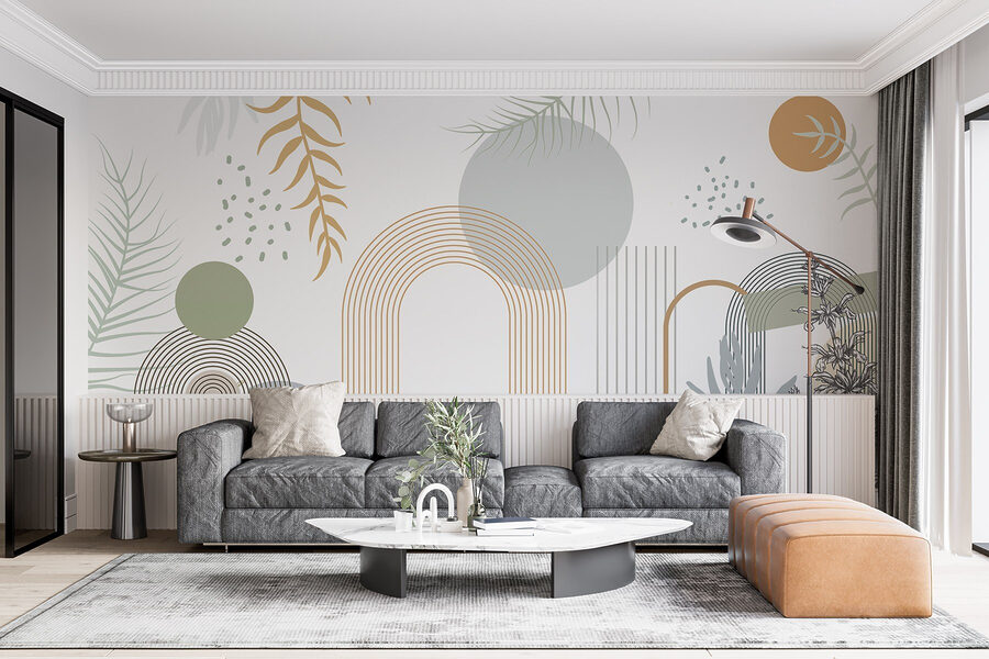 Design grafico di piante e foglie