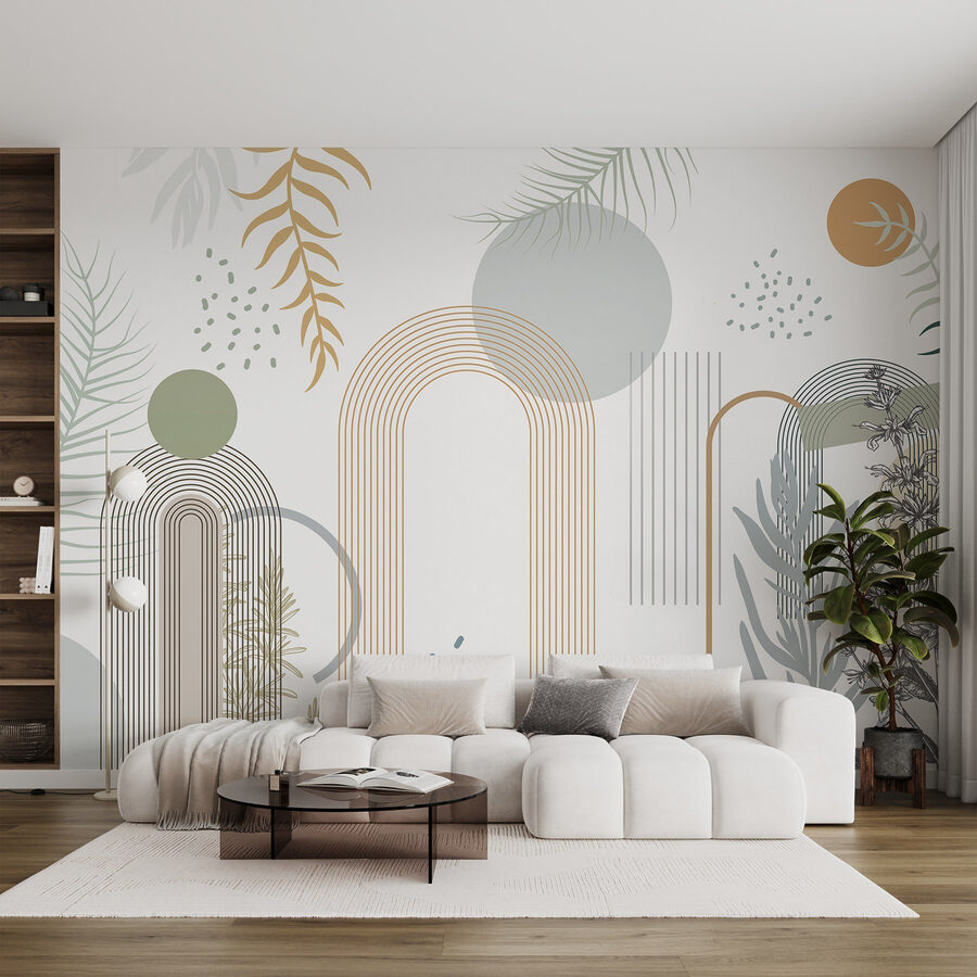 Design grafico di piante e foglie