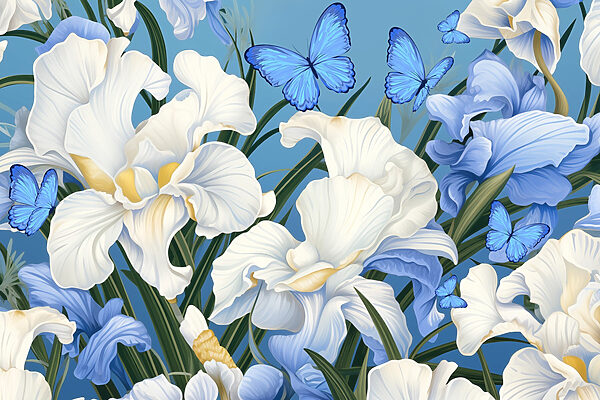 Bellissime fioriture e farfalle vivaci. Bellissime fioriture e farfalle vivaci.