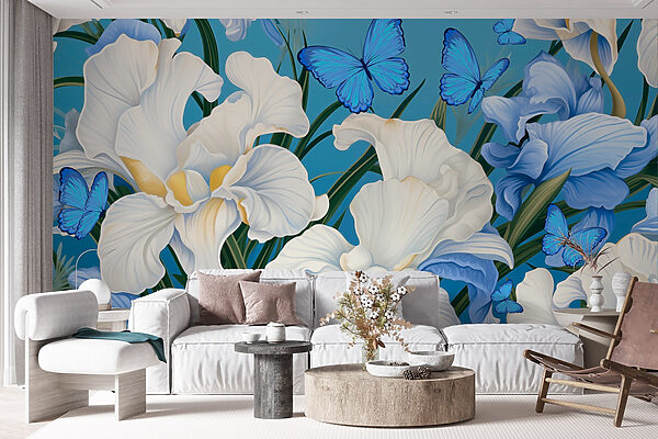 Bellissime fioriture e farfalle vivaci. Bellissime fioriture e farfalle vivaci.