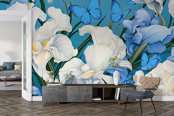 Bellissime fioriture e farfalle vivaci. Bellissime fioriture e farfalle vivaci.