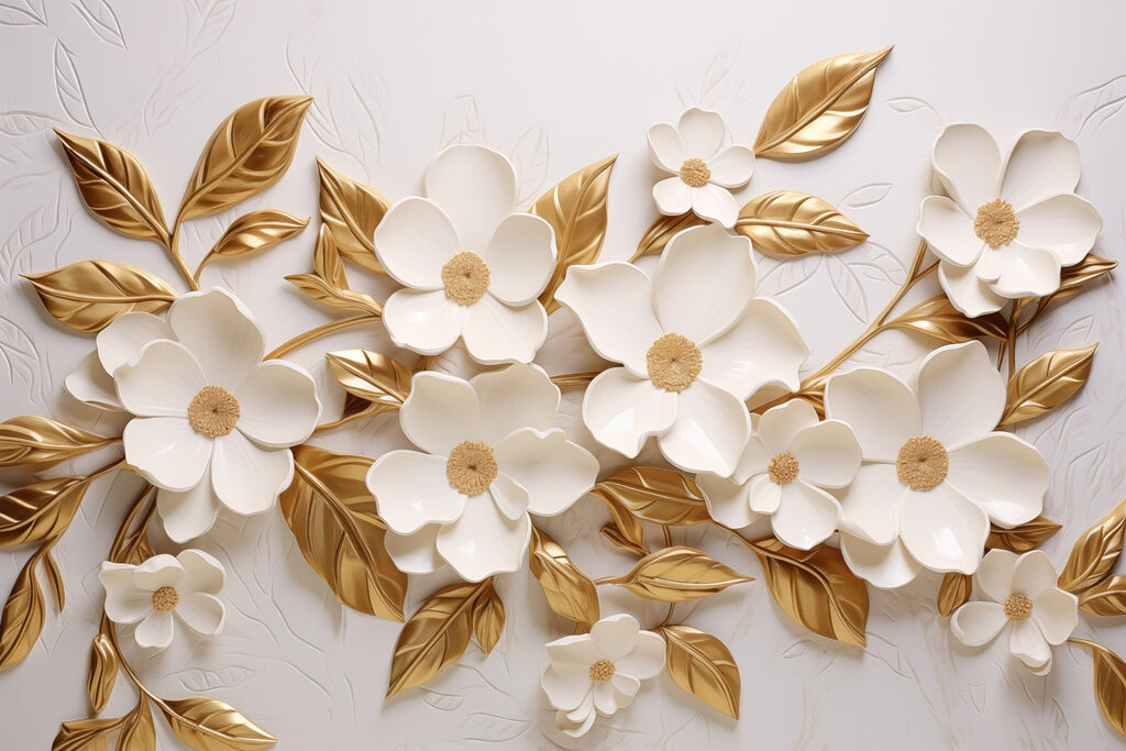 Elegante decorazione floreale con colori tenui Elegante decorazione floreale con colori tenui