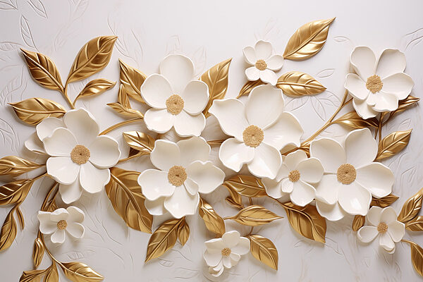 Elegante decorazione floreale con colori tenui Elegante decorazione floreale con colori tenui