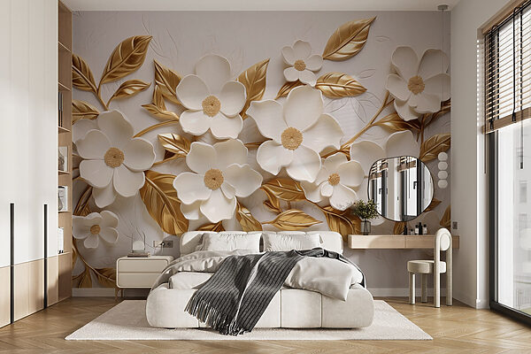 Elegante decorazione floreale con colori tenui Elegante decorazione floreale con colori tenui