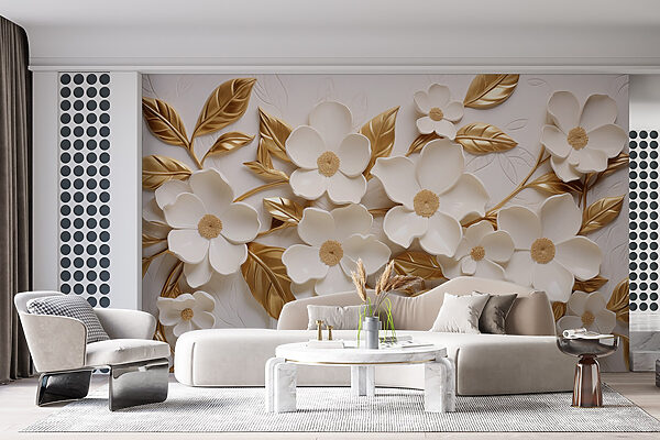 Elegante decorazione floreale con colori tenui Elegante decorazione floreale con colori tenui