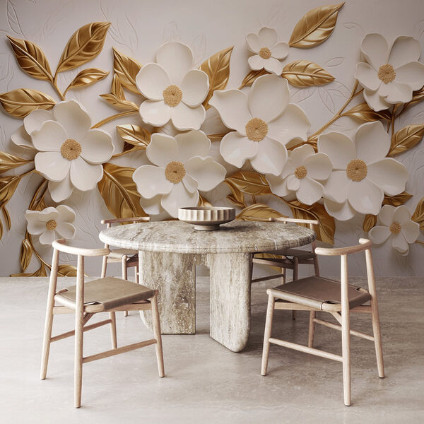 Elegante decorazione floreale con colori tenui Elegante decorazione floreale con colori tenui
