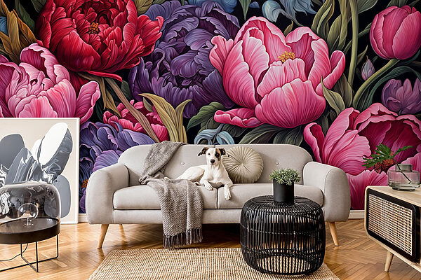 Vibrant blooms in striking colors