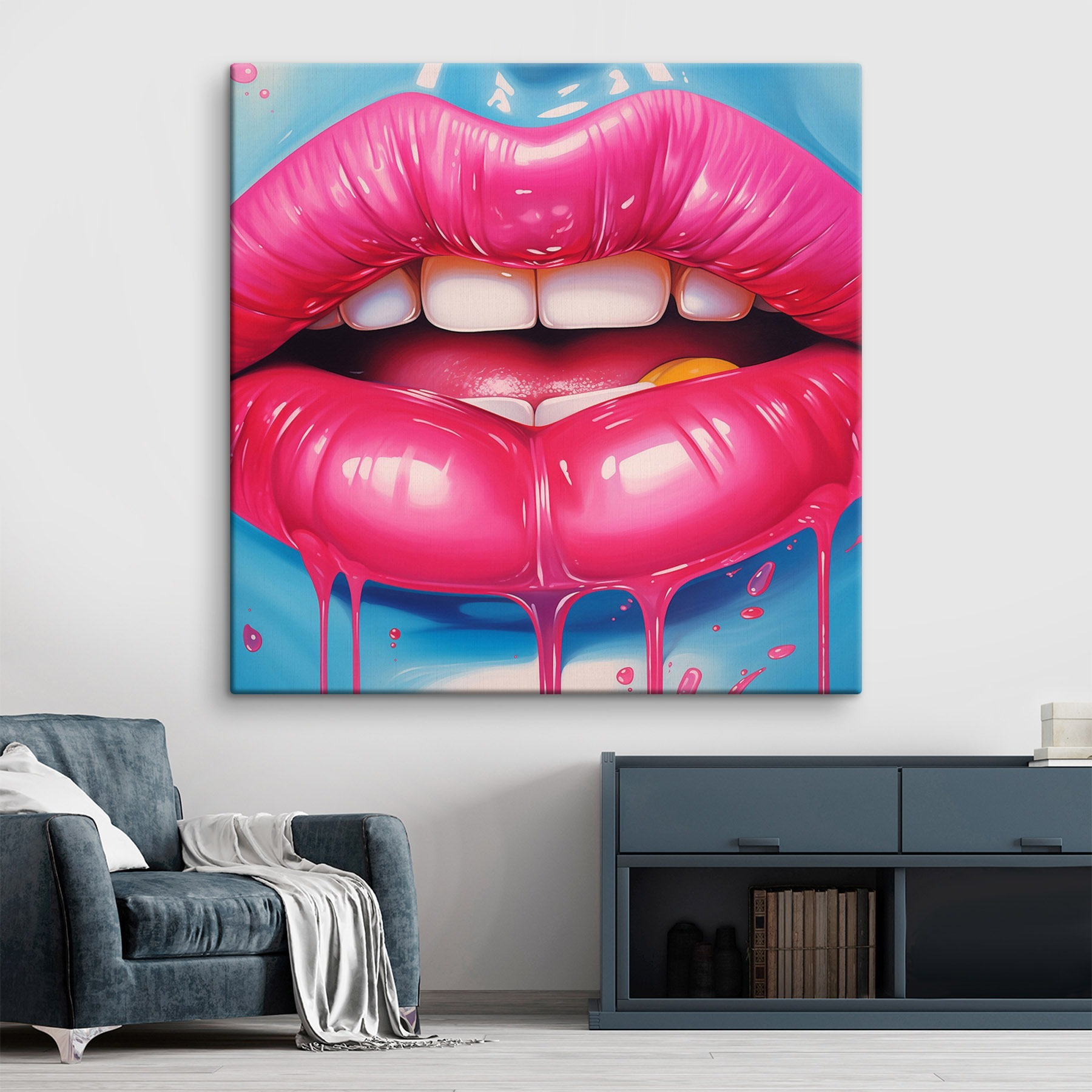 Luscious lips with a vibrant twist Luscious lips with a vibrant twist