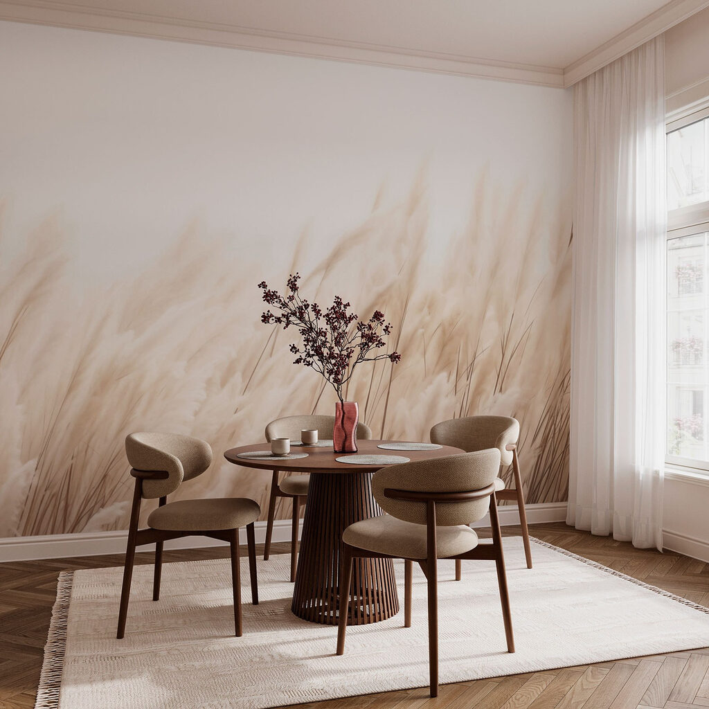 Soft reeds swaying in the breeze