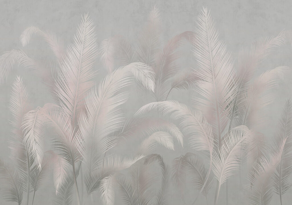 Palme morbide su uno sfondo tenue Palme morbide su uno sfondo tenue