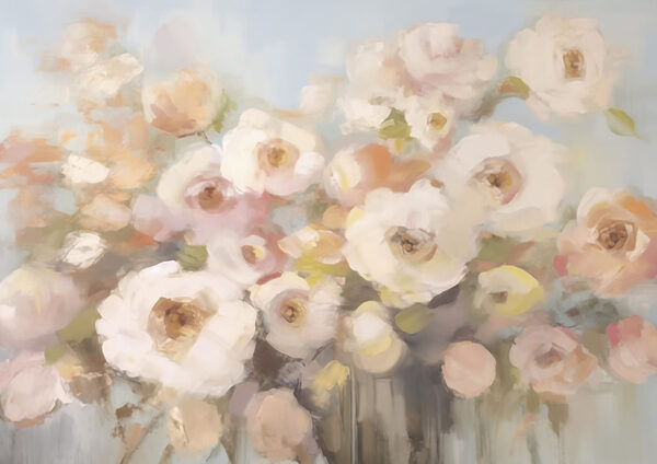 Pittura di fiori in un vaso Pittura di fiori in un vaso