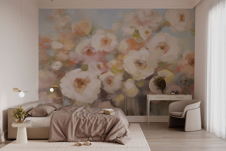Pittura di fiori in un vaso Pittura di fiori in un vaso