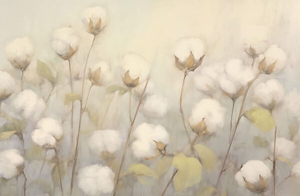 Pittura di fiori di cotone Pittura di fiori di cotone