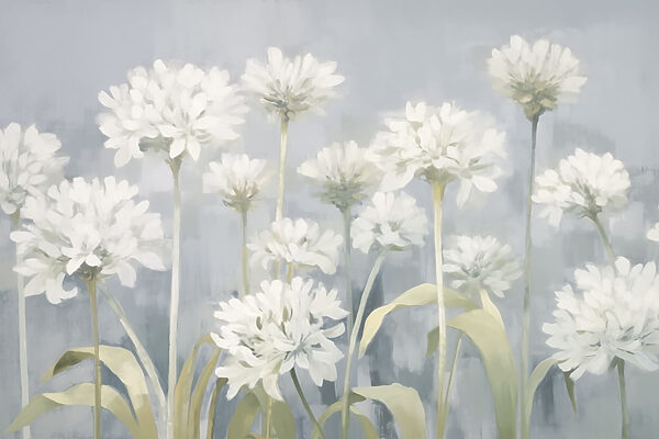 Pittura di fiori bianchi Pittura di fiori bianchi