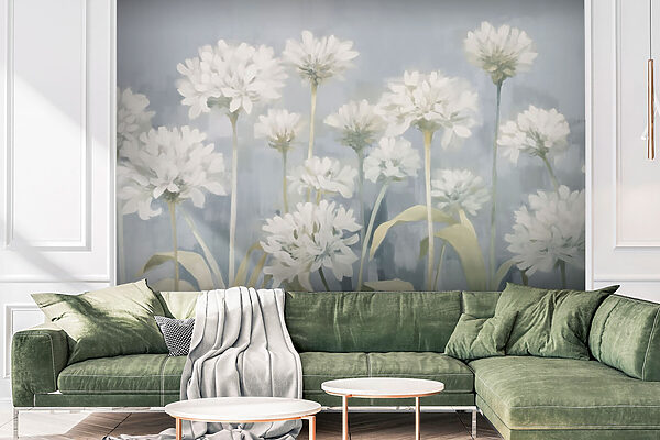 Pittura di fiori bianchi Pittura di fiori bianchi