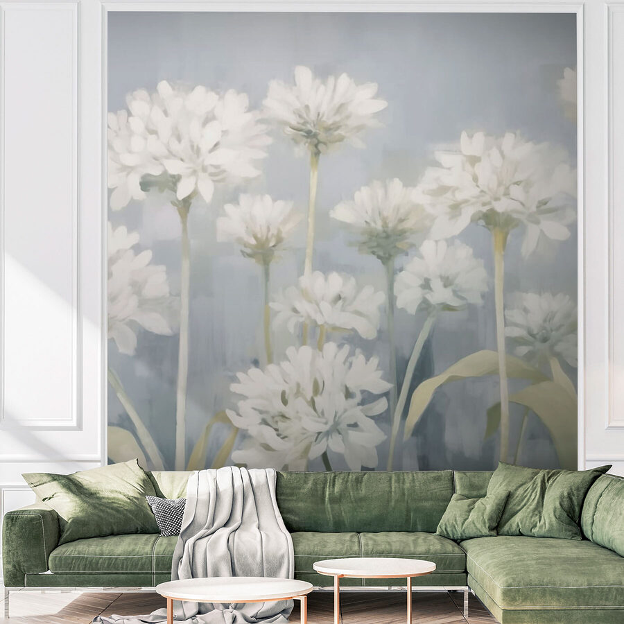 Pittura di fiori bianchi Pittura di fiori bianchi