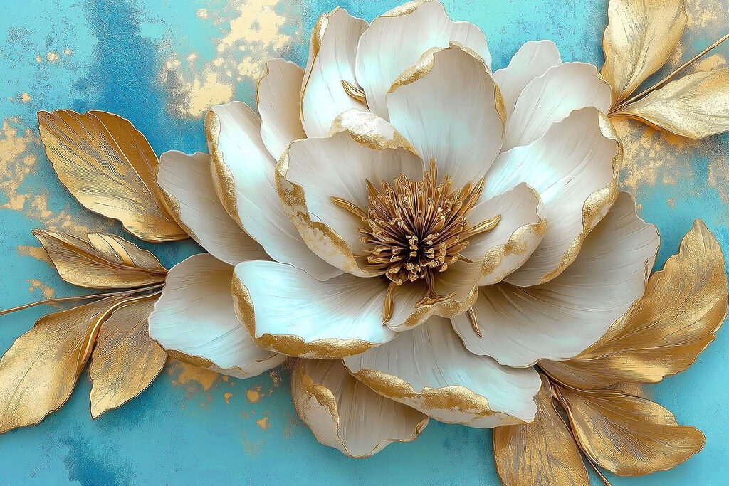 Delicate petals on vibrant background Delicate petals on vibrant background