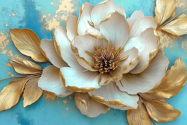 Delicate petals on vibrant background Delicate petals on vibrant background