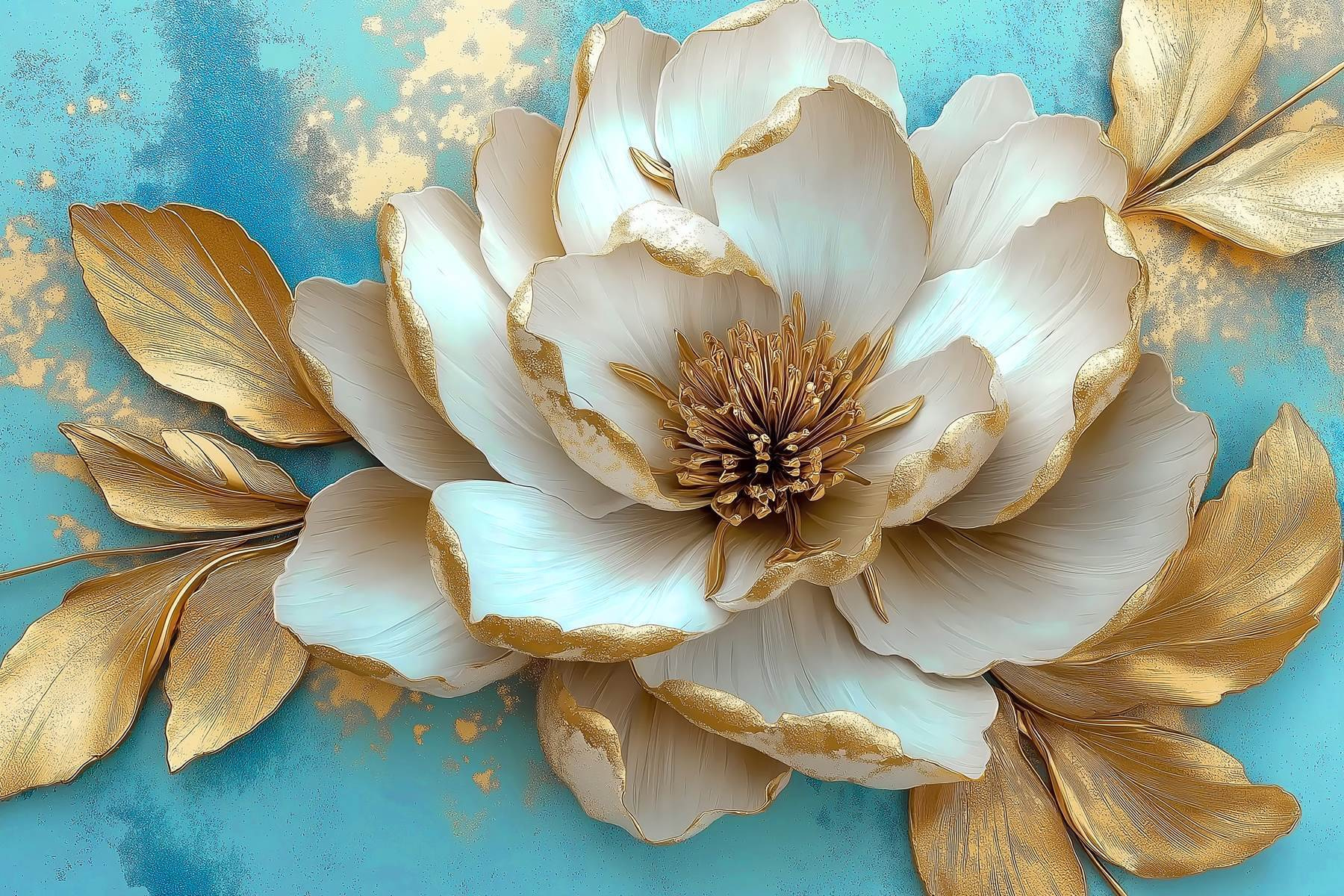 Delicate petals on vibrant background Delicate petals on vibrant background