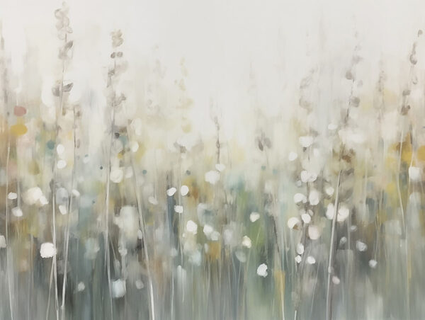 Pittura di fiori in un campo Pittura di fiori in un campo