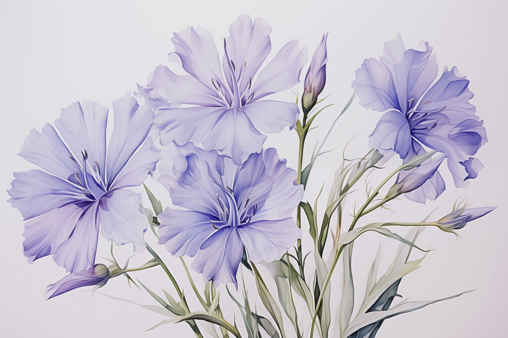 Pittura di fiori viola Pittura di fiori viola