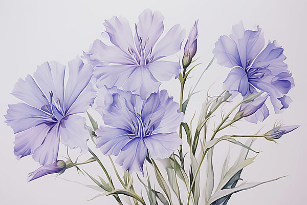 Pittura di fiori viola Pittura di fiori viola