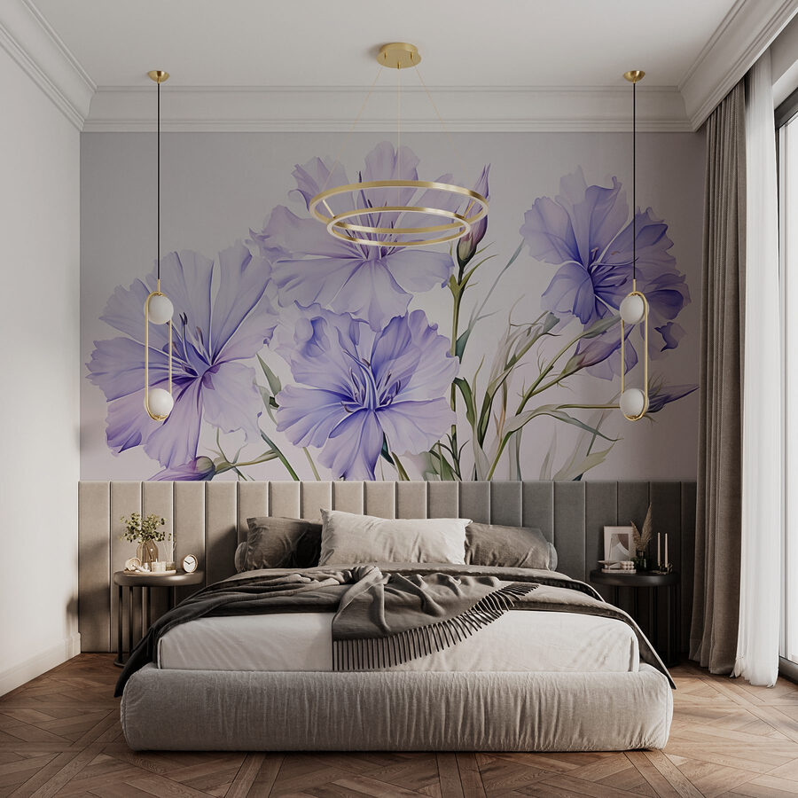 Pittura di fiori viola Pittura di fiori viola