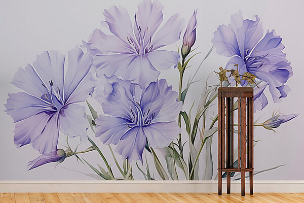 Pittura di fiori viola Pittura di fiori viola