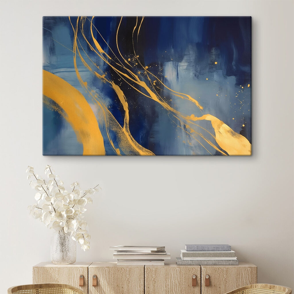 Blue and yellow painting Blue and yellow painting