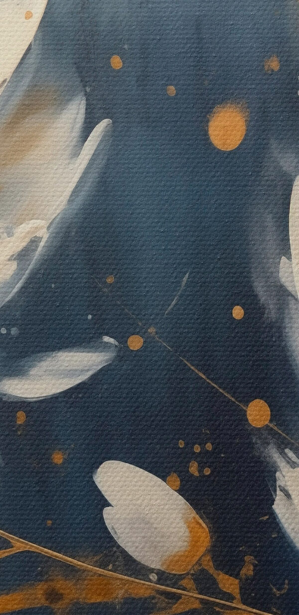 Painting of white flowers