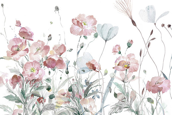 Pittura di fiori rosa Pittura di fiori rosa