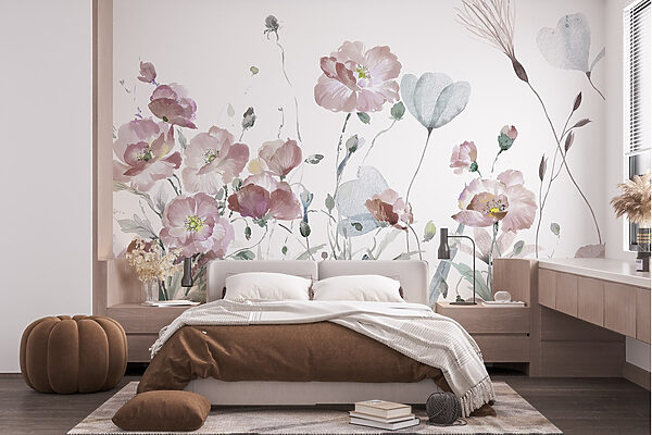 Pittura di fiori rosa Pittura di fiori rosa