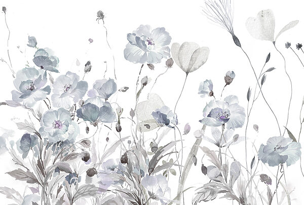 Pittura di fiori su sfondo bianco Pittura di fiori su sfondo bianco