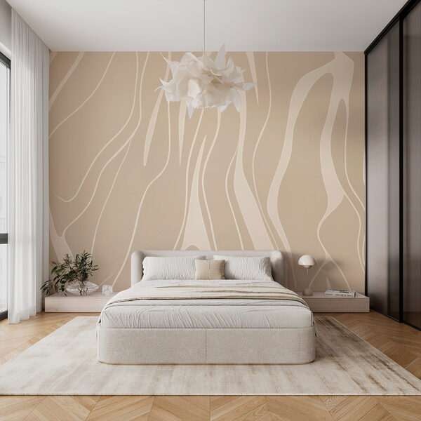 Linee bianche su una superficie abbronzata Linee bianche su una superficie abbronzata