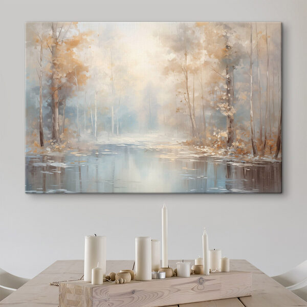 Quadri Acqua con alberi e foglie (COD: s43167) Quadri Quadri Acqua con alberi e foglie (COD: s43167)