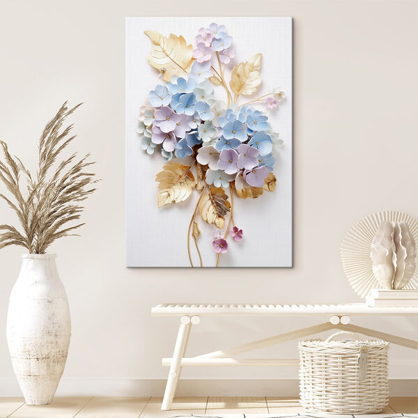 Quadri Mazzo di fiori e foglie (COD: s43122) Quadri Quadri Mazzo di fiori e foglie (COD: s43122)