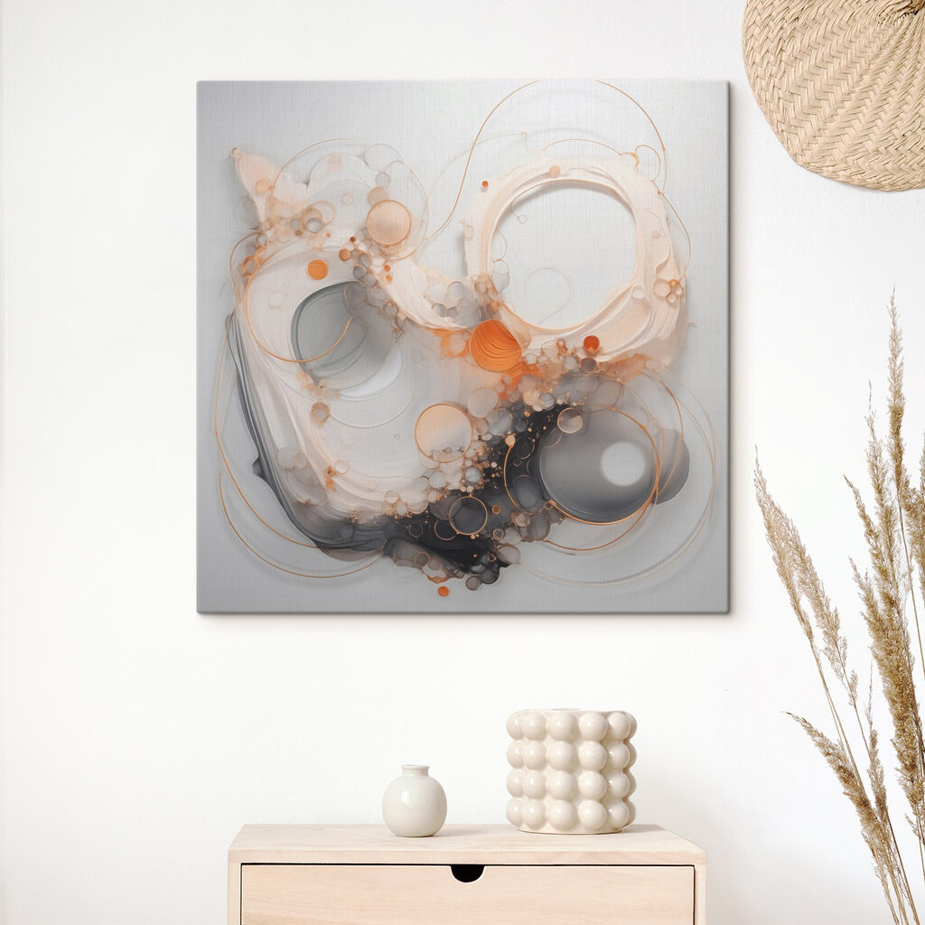 Fluid forms in subtle hues Fluid forms in subtle hues