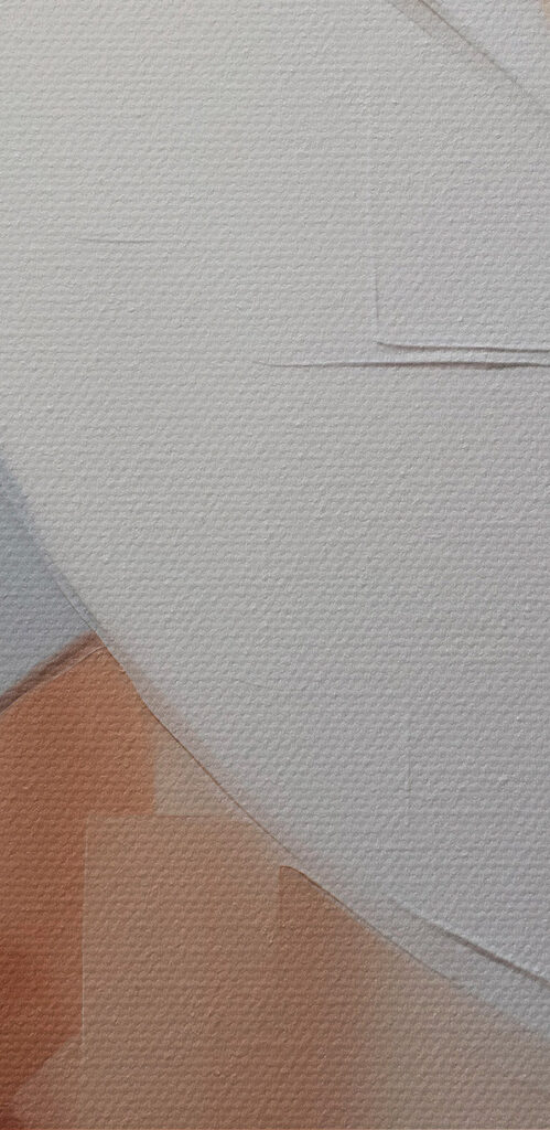 White and brown art